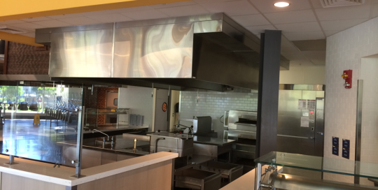 Interior of Commercial Kitchen